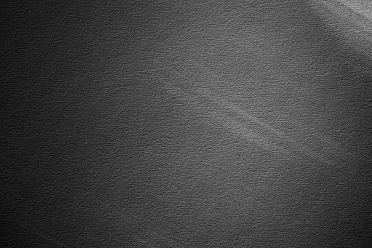 Black Paper Texture Dark Abstract Background with Light and Shadow