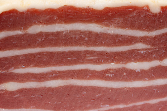 Cured carbonara pork macro