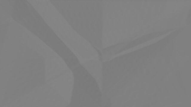 Crinkled paper texture with polygonal facets a monochromatic gray pattern on transparent background crumpled wrinkled