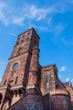 Sankt Adalbert Church (St. Adalbert), second oldest church in Aachen, consecrated in 1005, is dedicated to Adalbert of Prague. Aachen, Germany.