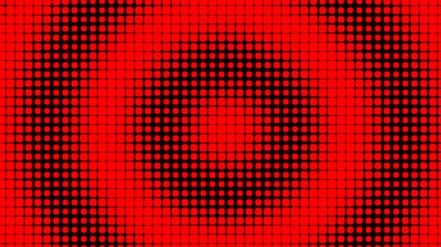 Abstract Glowing Red Pulse Grid Motion Background Animation