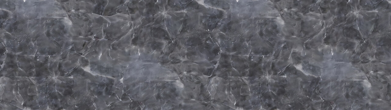 Seamless dark grey marble texture with deep crystalline patterns and natural stone veins. High-resolution stone surface backdrop for luxury interior design, architectural flooring, and wall