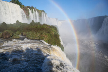 Iguacu falls rainbow © Jack Metthey