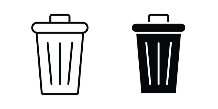 Delete icon vector graphic series