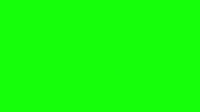 Brown Monkey Character Animation on Green Screen with Playful Motions for Chroma Key Video Editing