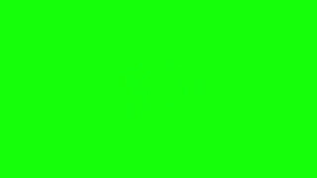 Cute Monkey Characters Eating Bananas Animation on Green Screen for Chroma Key Video Editing