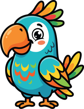 Cartoon Parrot