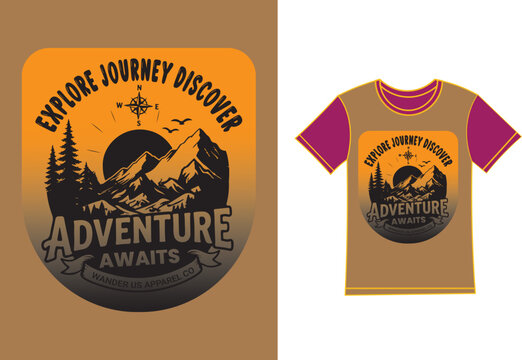 Creative T Shirt Design Templated.