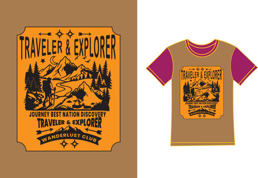 Creative T Shirt Design Templated.