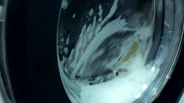 High Speed Spin Cycle in Washing Machine