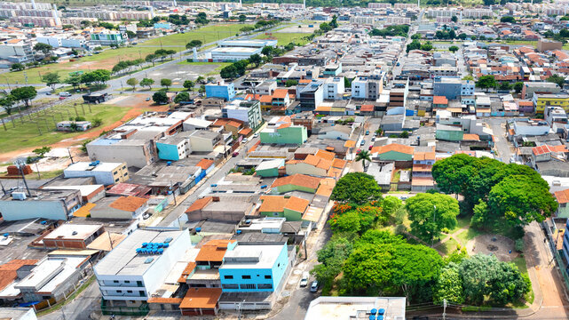 Aerial view of the Riacho Fundo II is an administrative region of the Federal District, located about 18 km from Bras&iacute;lia. Founded in May 1995, it is home to more than 85,000 residents. DF, Brazil 202