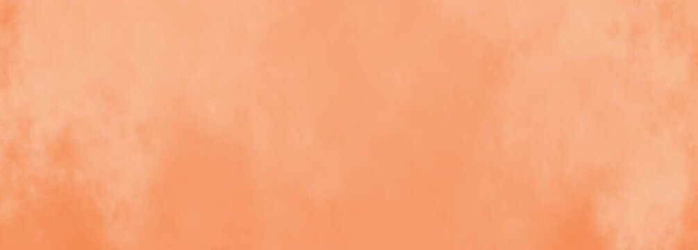 Plain peach colored paper texture surface solid background abstract simple light orange pattern.