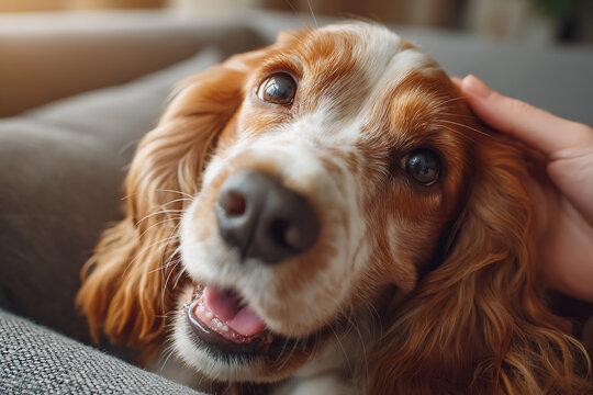 brown english cocker spaniel dog 