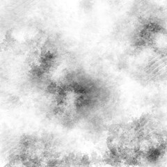 Fototapeta premium Abstract White and Gray Watercolor Texture Background with Soft Cloudy Brush Strokes