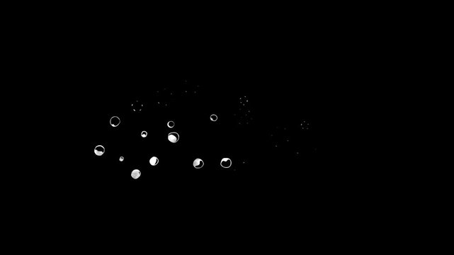 Flash FX Bubble Elements Liquid Energetic Lightning Thunder Storm Blast, Vibrant Colorful Accent Strike Impact Graphic, Motion Dynamic Shape Accent Vector Illustration Overlay Clip