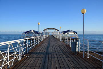 Naklejka premium Lake Issyk-Kul, Kyrgyzstan