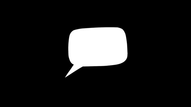 3D Metallic Speech Bubble Chat Icon Button with Blank Message Symbol for Communication Web Design Vector Illustration