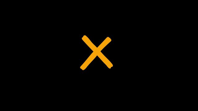 yellow traffic sign on black background