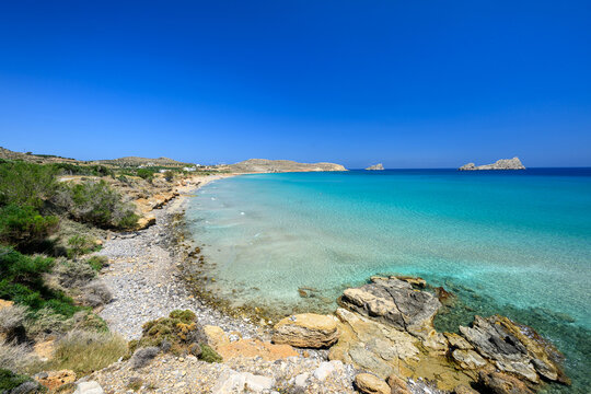 Beautiful summer landscape of mediterranean sea