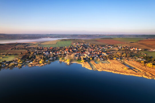 &Uuml;bersicht &uuml;ber das wundersch&ouml;n am S&uuml;&szlig;en See gelegene Dorf Aseleben im Mansfelder Land