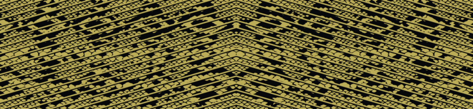 Modern snake skin pattern background with geometric lines vector illustration.