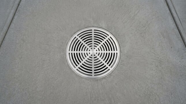 Silver stormwater drain efficient water management for pavement and infrastructure