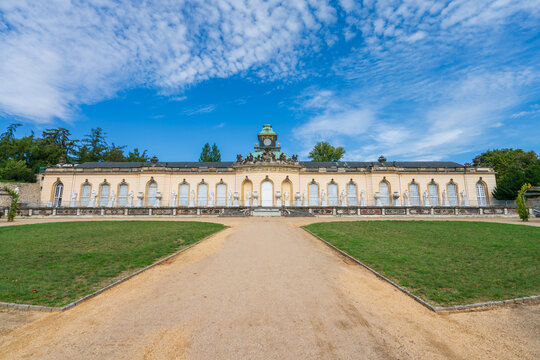 Picture gallery of Sanssouci public park in Potsdam. Germany