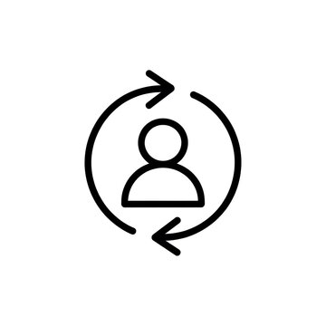 User account refresh or reload icon