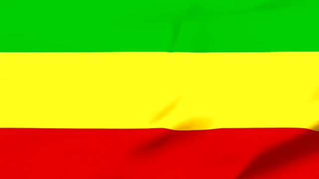 The flag of Ethiopia Flag Animation