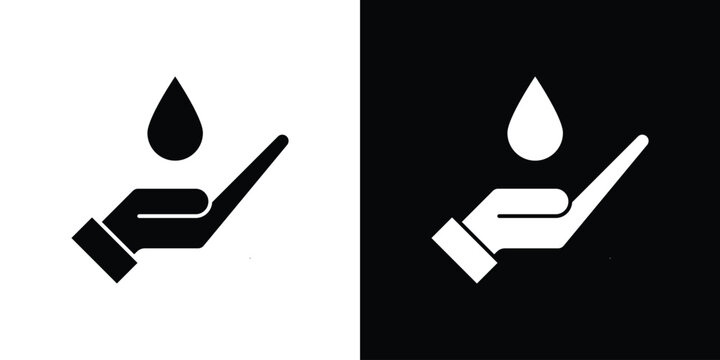 Ablution icon flat symbols pack