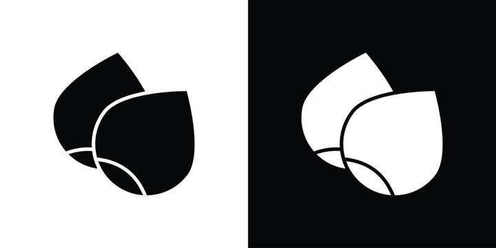 Chestnut icon flat symbols pack