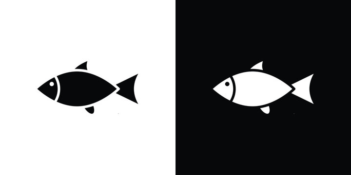 Sardine icon flat symbols pack
