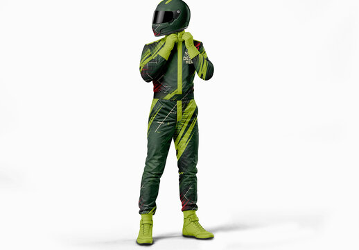Racing Suit Front Mockup