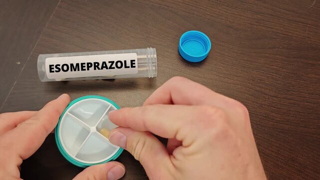 ESOMEPRAZOLE proton pump inhibitor for acid reflux and ulcers