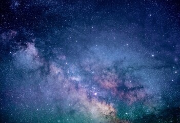 Milky Way Galaxy Stars Night Sky Background © Ferry 