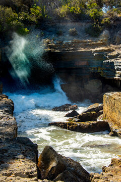 Blow Hole in Eaglehawk Neck - Tasmania - Australia