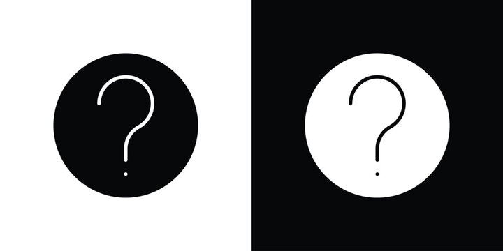 Interrogation icon minimal artwork collection