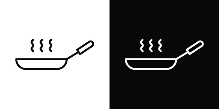 Pan frying icon