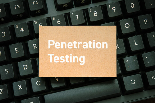 Penetration Testing and Cyber Security Risk Assessment Concept &mdash; ideal eyecatcher for cybersecurity blog posts and infosec articles