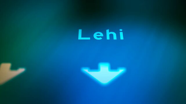 Crime Filler Shot - Cinematic Utah Highway Sign - Lehi.