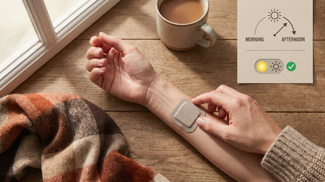 Autumn Forearm Vitamin D Patch Infographic for Wellness & Preventive Care