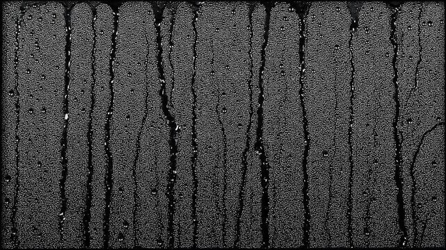 Realistic water droplets dripping down a glass surface texture for video overlay and blending effects.
