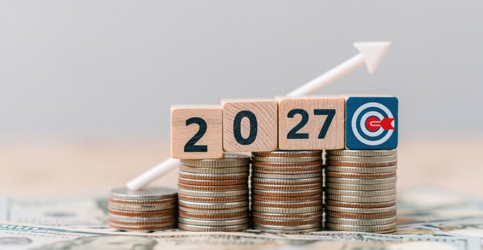 2027 business finance growth and target goal for economic investment and success