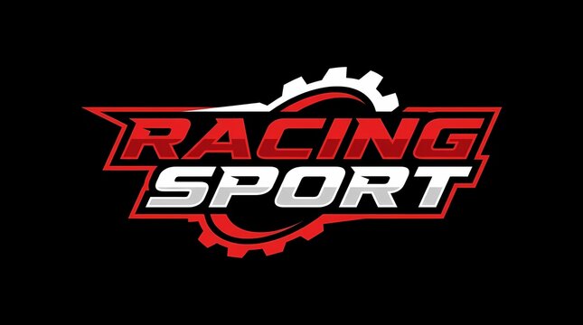 Racing Sport logo with gear icon.