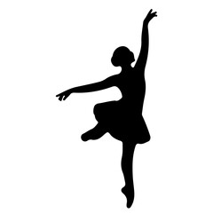 Silhouette of a Ballet Dancer in Motion. © Erik