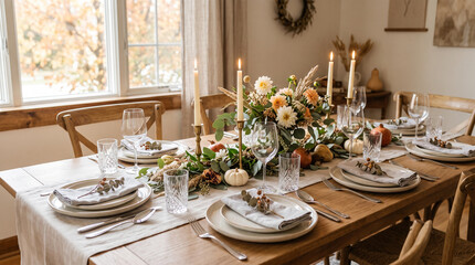 Fototapeta premium wedding table setting