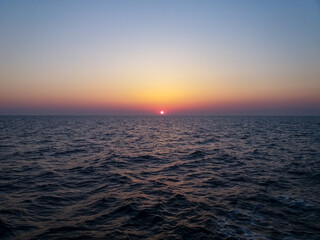 Obraz premium sunset over the sea