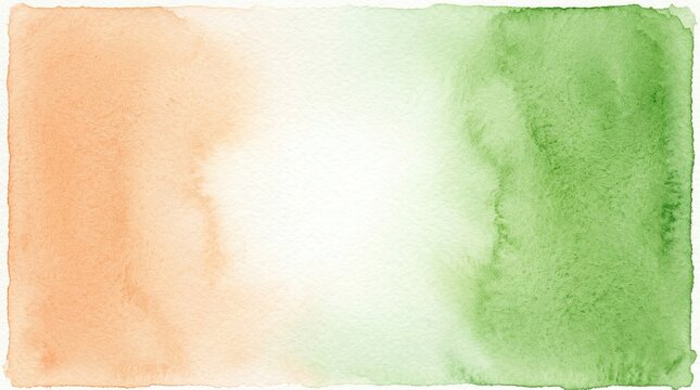 Watercolor indian flag celebrating independence day india with vibrant colors