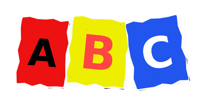 Colorful Hand-Drawn ABC Blocks for Early Learning