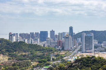 Obraz premium Urban architecture in Zhuhai, Guangdong, China